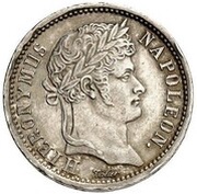 1 Frank - Jérôme Bonaparte obverse image