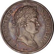 5 Franken - Jérôme Bonaparte obverse image