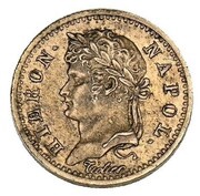 5 Franken - Jérôme Bonaparte Copper pattern obverse image