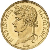20 Franken - Jérôme Bonaparte Restrike obverse image