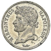 20 Franken - Jérôme Bonaparte Tin pattern obverse image