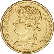 20 Franken - Jérôme Bonaparte obverse image