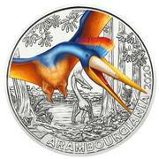 3 Euros Arambourgiania, Austria, 2020 reverse image