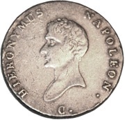 ⅔ Thaler - Jérôme Bonaparte obverse image