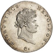 ⅔ Thaler - Jérôme Bonaparte Clausthal Ausbeute obverse image