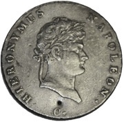 ⅔ Thaler - Jérôme Bonaparte obverse image