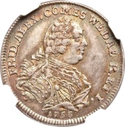 ¼ Gulden - Frederick Alexander obverse image