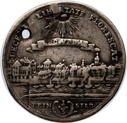 ⅓ Thaler - Frederick Alexander, Germany, 1752 reverse image