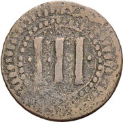 3 Pfennig, Germany, 1619 reverse image