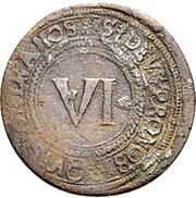 6 Pfennig, Germany, 1619-1663 reverse image