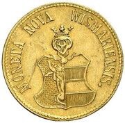 3 Pfenninge - Frederick Francis II Gold pattern strike obverse image