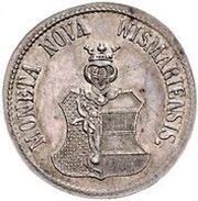 3 Pfenninge - Frederick Francis II Silver pattern strike obverse image