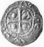 Denier - Ebbon, Germany, 1090-1105 reverse image
