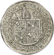 1⁄12 Thaler - Francis Emmerich Waldbott of Bassenheim obverse image