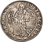 2 Thalers - George of Schönenberg Neu-Leiningen, Germany, 1589 reverse image