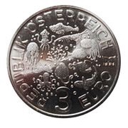 3 Euros Blue-Ringed Octopus obverse image
