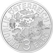 3 Euros Swell Shark obverse image