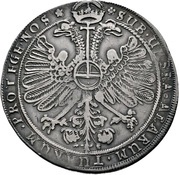 1 Thaler, Germany, 1681 reverse image