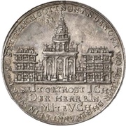 1 Thaler Dreifaltigkeitskirche, Germany, 1709 reverse image
