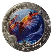 3 Euros Antarctic krill, Austria, 2023 reverse image