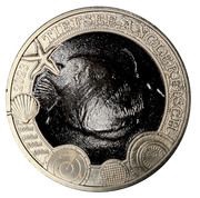 3 Euros Deep-sea Anglerfish, Austria, 2023 reverse image