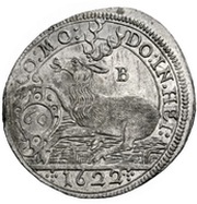 1 Gulden - Julius Frederick Kipper; Hirschgulden, Germany, 1622-1623 reverse image