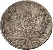 2 Gulden - Julius Frederick Kipper, Germany, 1623 reverse image