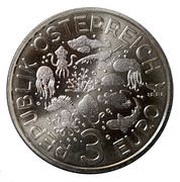 3 Euros Stony Coral obverse image