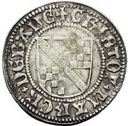 1 Schilling - Eberhard V, Ulrich V and Christian from Baden, Germany, 1479-1480 reverse image