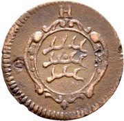 1 Heller - Frederick Charles obverse image