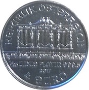 4 Euros Vienna Philharmonic obverse image