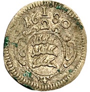 ½ Kreuzer - Frederick Charles obverse image
