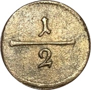 ½ Kreuzer - Charles Eugen, Germany, 1769-1787 reverse image