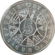 5 Euros Football obverse image