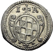 1 Kreuzer - Eberhard III, Germany, 1640-1646 reverse image