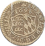 1 Kreuzer - Eberhard Louis obverse image