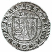 1 Kreuzer - Eberhard Louis, Germany, 1693-1707 reverse image