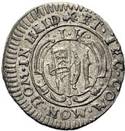 1 Kreuzer - Eberhard Louis, Germany, 1707-1726 reverse image