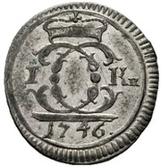 1 Kreuzer - Charles Eugen obverse image