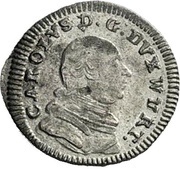 1 Kreuzer - Charles Eugen obverse image