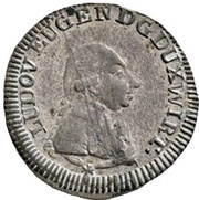 1 Kreuzer - Louis Eugen obverse image