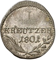 1 Kreuzer - Frederick II, Germany, 1799-1802 reverse image
