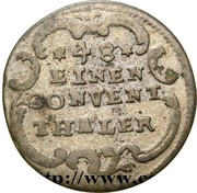 1⁄48 Conventionsthaler - Charles Eugen, Germany, 1767-1792 reverse image
