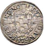 1 Gröschel - Louis the Pious, Germany, 1593 reverse image