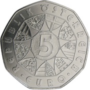 5 Euros European Union Hymn obverse image