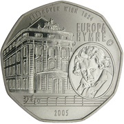 5 Euros European Union Hymn, Austria, 2005 reverse image