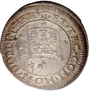 2 Kreuzers - Eberhard Louis, Germany, 1693-1705 reverse image