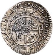 2½ Kreuzer - Eberhard Louis obverse image