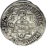 1 Reichsgroschen - Christoph, Germany, 1560 reverse image
