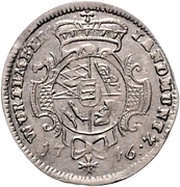 3 Kreuzers - Charles Eugen, Germany, 1746 reverse image